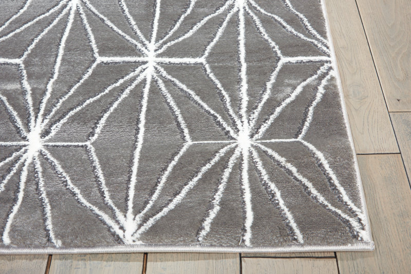 Wrought Studio Severson Geometric Gray Area Rug & Reviews Wayfair
